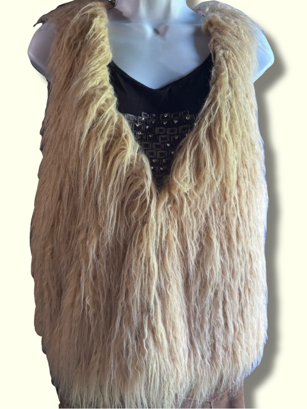 American Eagle faux fur vest!